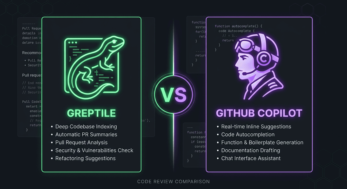 Greptile vs GitHub Copilot Code Review in 2026: Precision vs Convenience